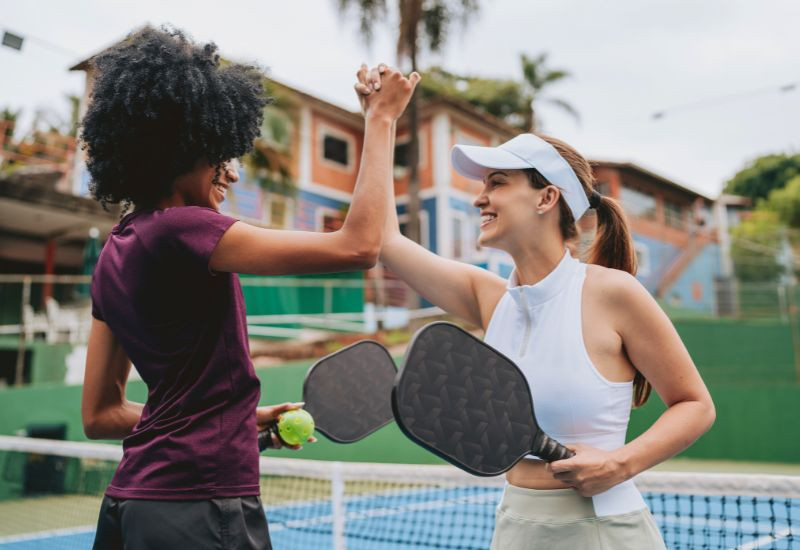 Pickleball players western Canada