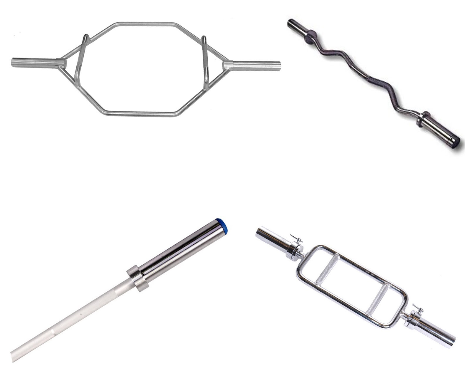 Plates, Bars, Dumbbells, Kettlebells