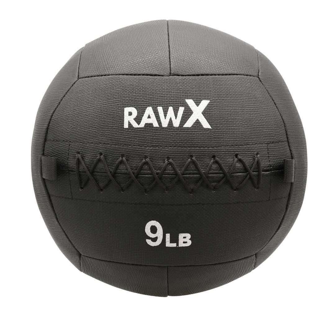 RawX Kevlar Wall Ball RawX Kevlar wall ball 9 lbs for Hyrox and Crossfit training in commercial fitness facilities
