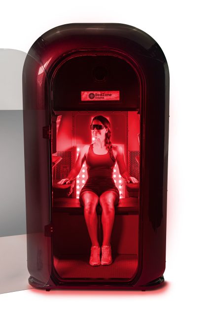 RedZone Sauna with red light and infrared heat