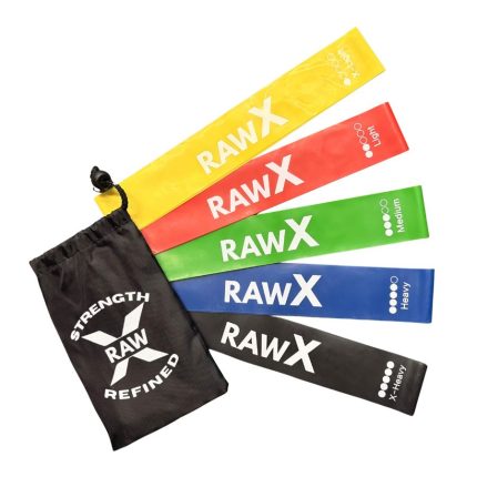 Resistance band set with 5 continuous loops